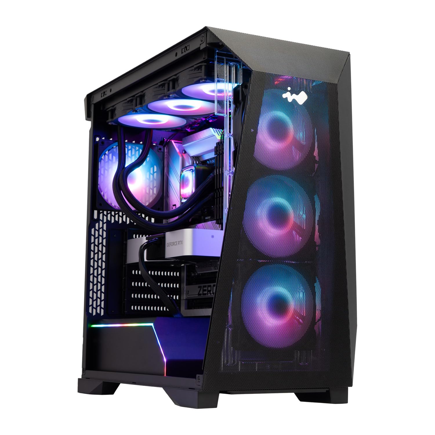 Chassi para jogos InWin Prism Mid Tower - suporta ATX, Mini-ITX